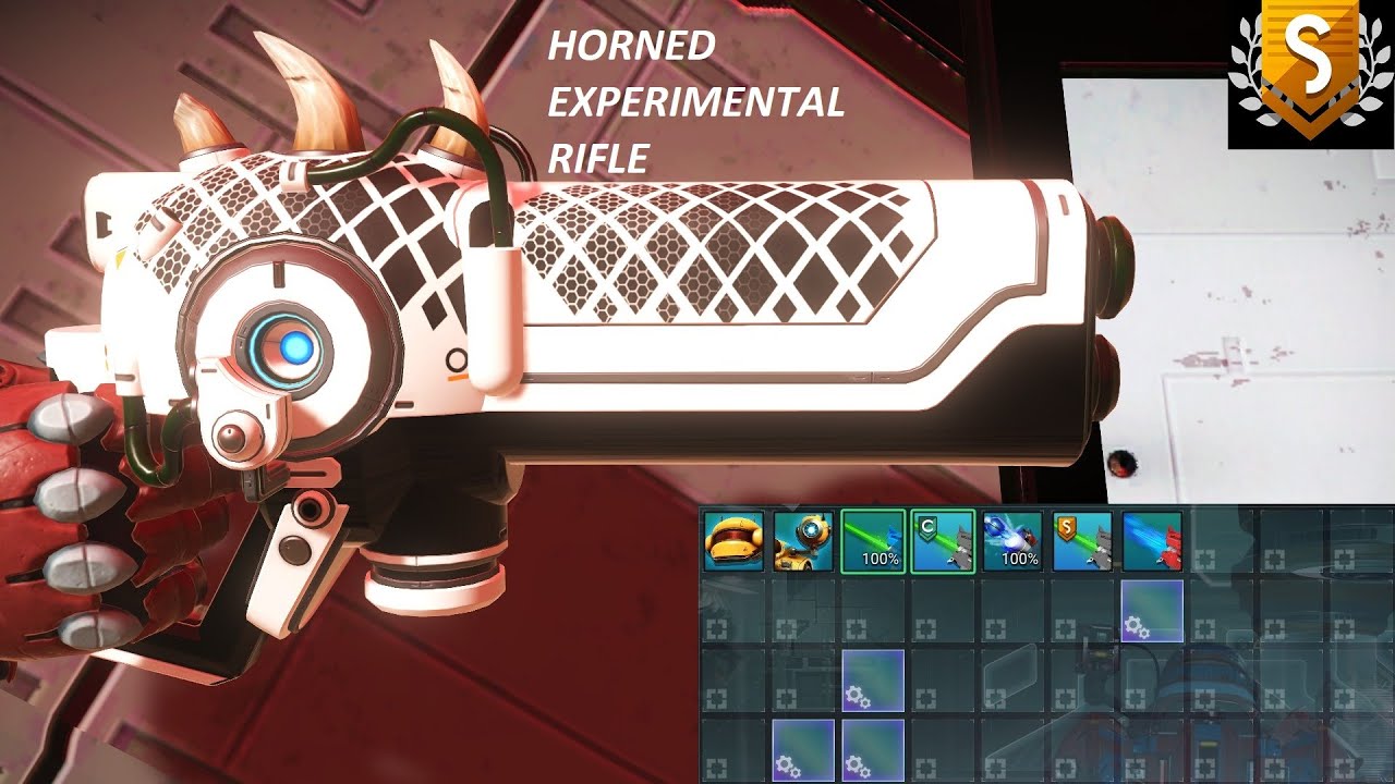 No Man's Sky - Horned White S Class Experimental Rifle Multitool