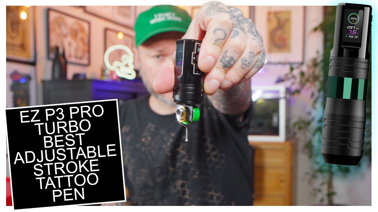 EZ P3 Pro Turbo Direct Drive Adjustable Stroke Tattoo Pen - review