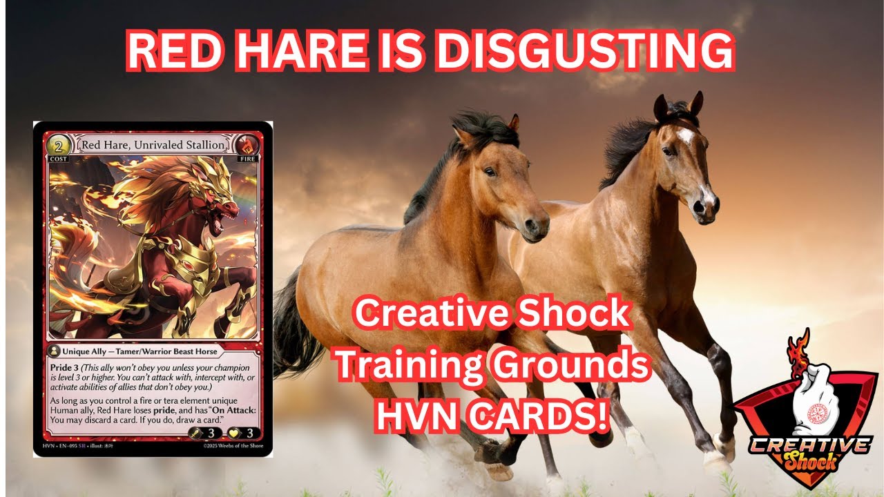Grand Archive TCG - Training Grounds! RED HARE IS BUSTED - YouTube