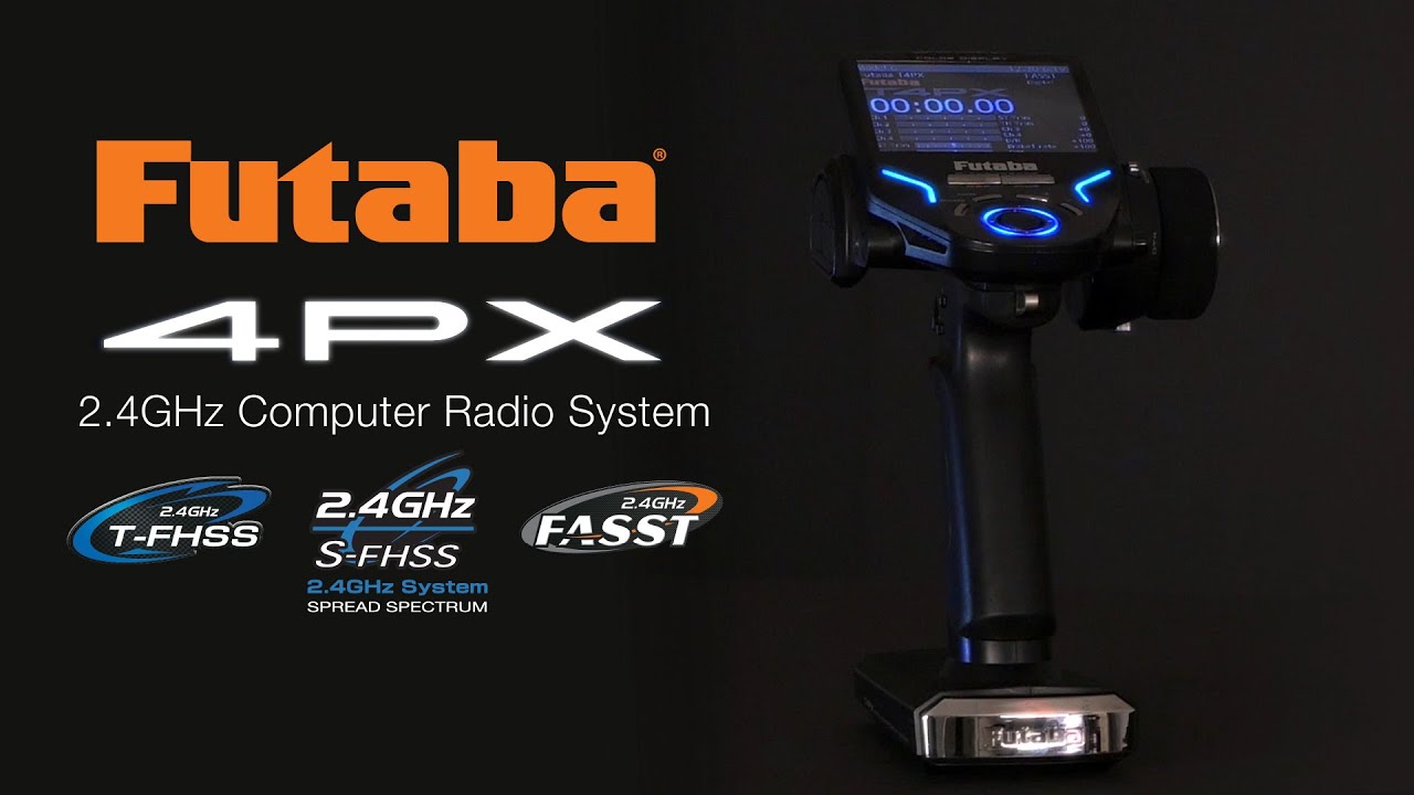 Spotlight: 4PX 4-Channel 2.4GHz Radio by Futaba - YouTube