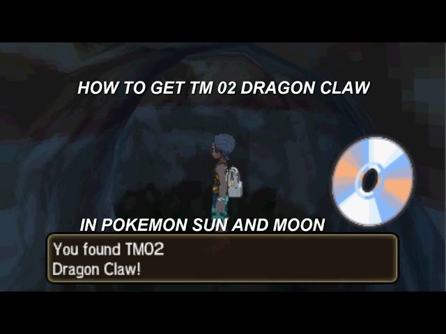 How to get TM 02 Dragon Claw in Pokemon Sun and Moon! - YouTube