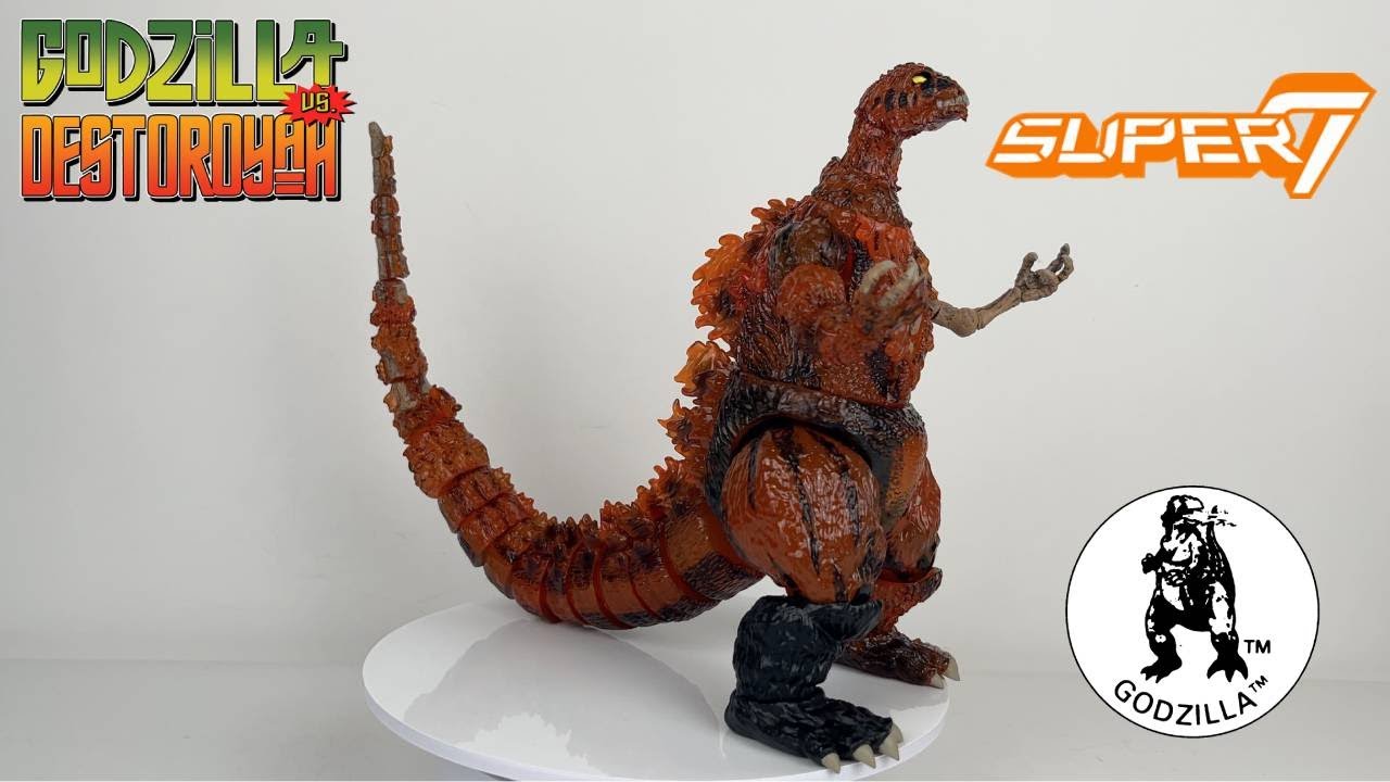 Super7 Toho Ultimates 1200°C Godzilla Figure Review - YouTube