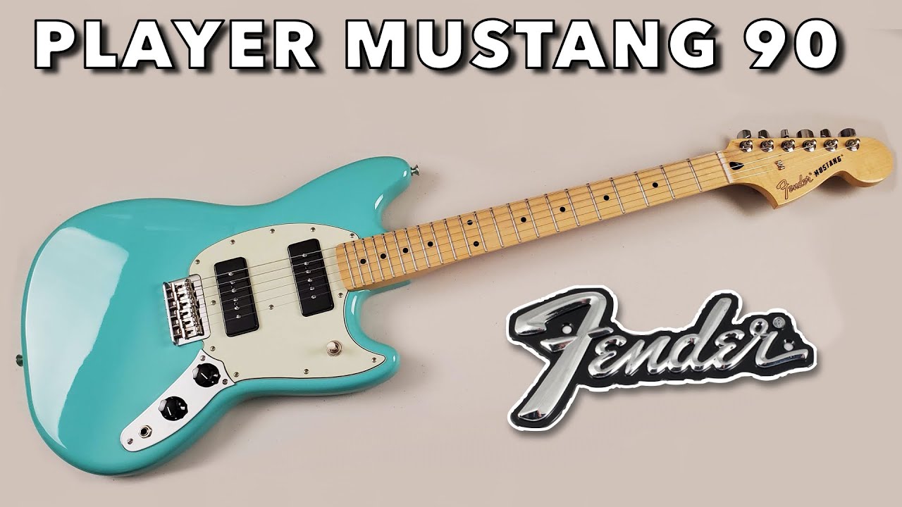 the Fender Player Mustang 90 - full review and demo - YouTube
