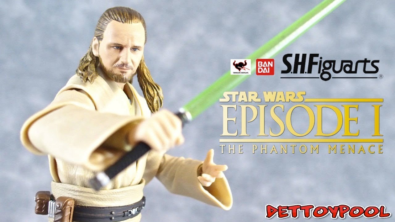 スターウォーズ】S.H. Figuarts クワイ=ガン・ジン レビュー！！ - YouTube