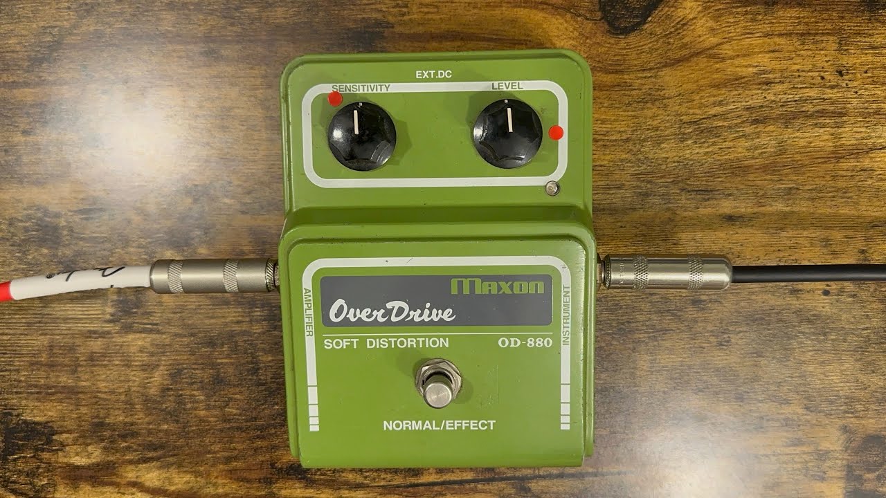 エレキチェロによるエフェクター検証Vol.19 MAXON OD-880