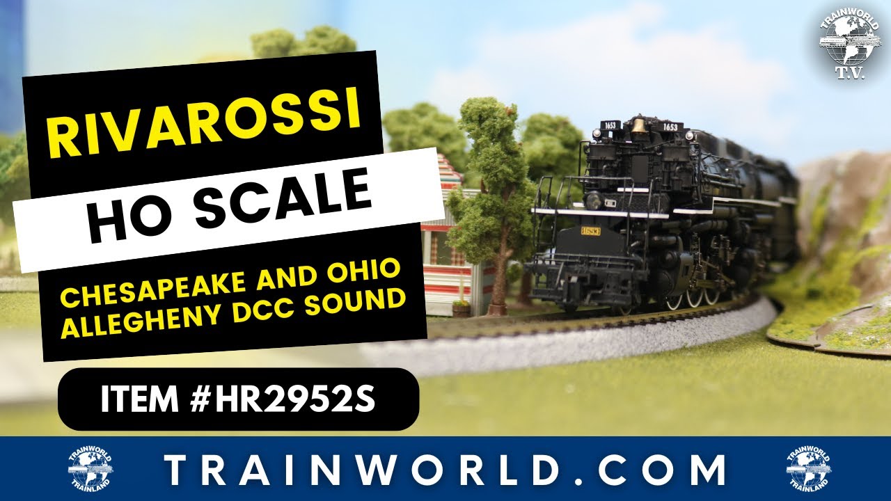 Rivarossi HO Chesapeake & Ohio 2-6-6-6 Allegheny - YouTube