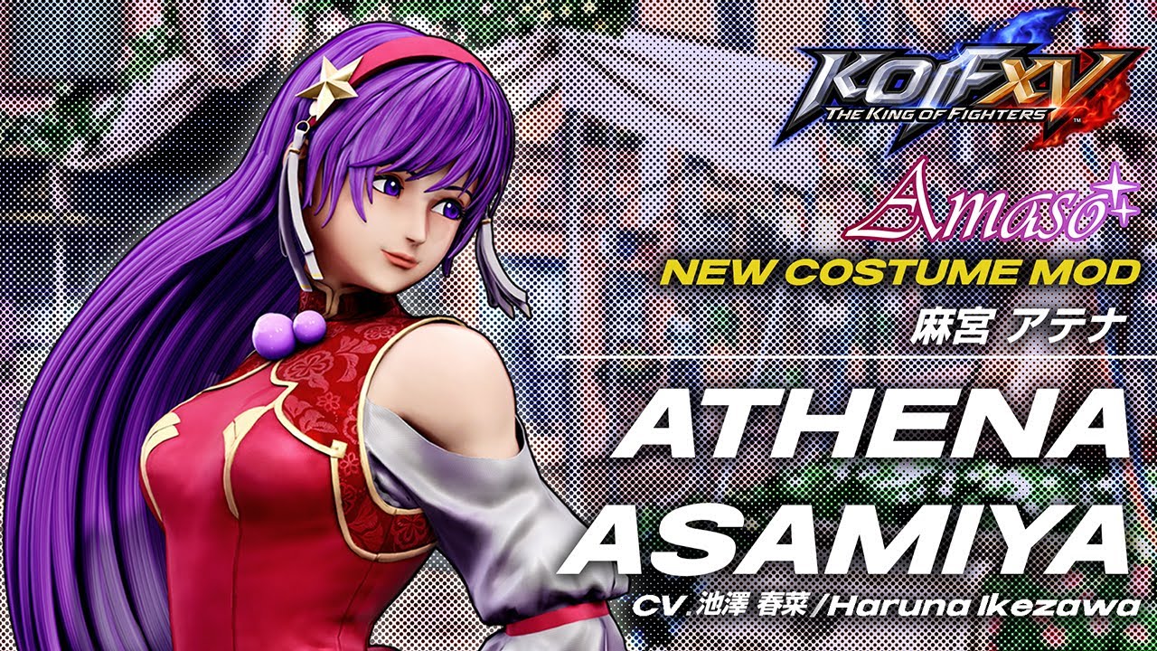 Long Hair mod for Athena Asamiya (KOFXV version) - YouTube