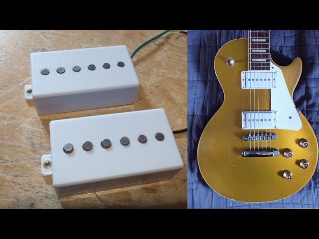 Making a humbucker sized single coil pickup ハムバッカーサイズの