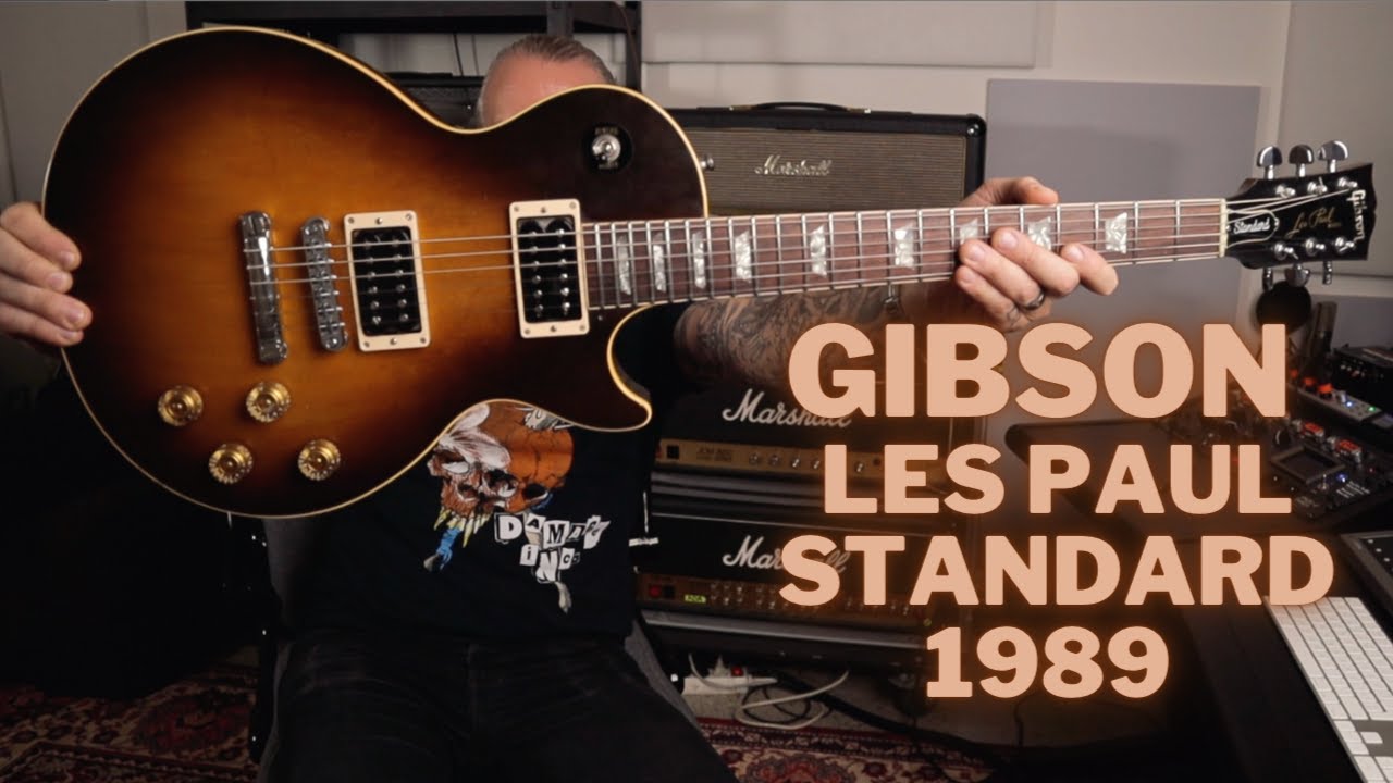 My GIBSON Les Paul Standard from 1989 | Slash pickups, Stainless