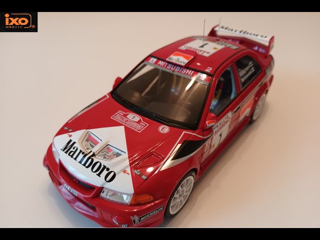 IXO 1/18 Mitsubishi Lancer Evo VI WRC - Tommi Makinen - San Remo