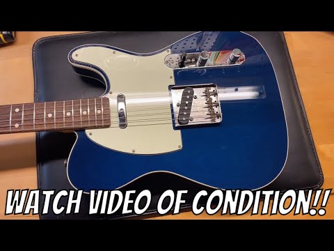 2014 Fender Japan TL62B '62 Telecaster Custom Trans Blue - YouTube