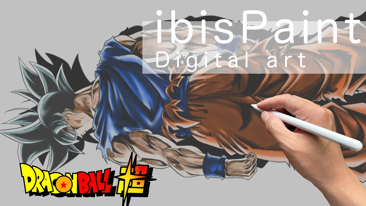 ドラゴンボール】身勝手の極意兆 孫悟空を描いてみた‼️使用ブラシや色