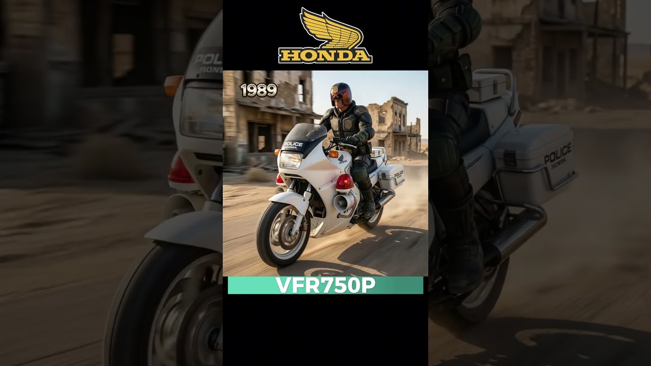 Honda Police Motorcycles Evolution (1967–2026) - YouTube