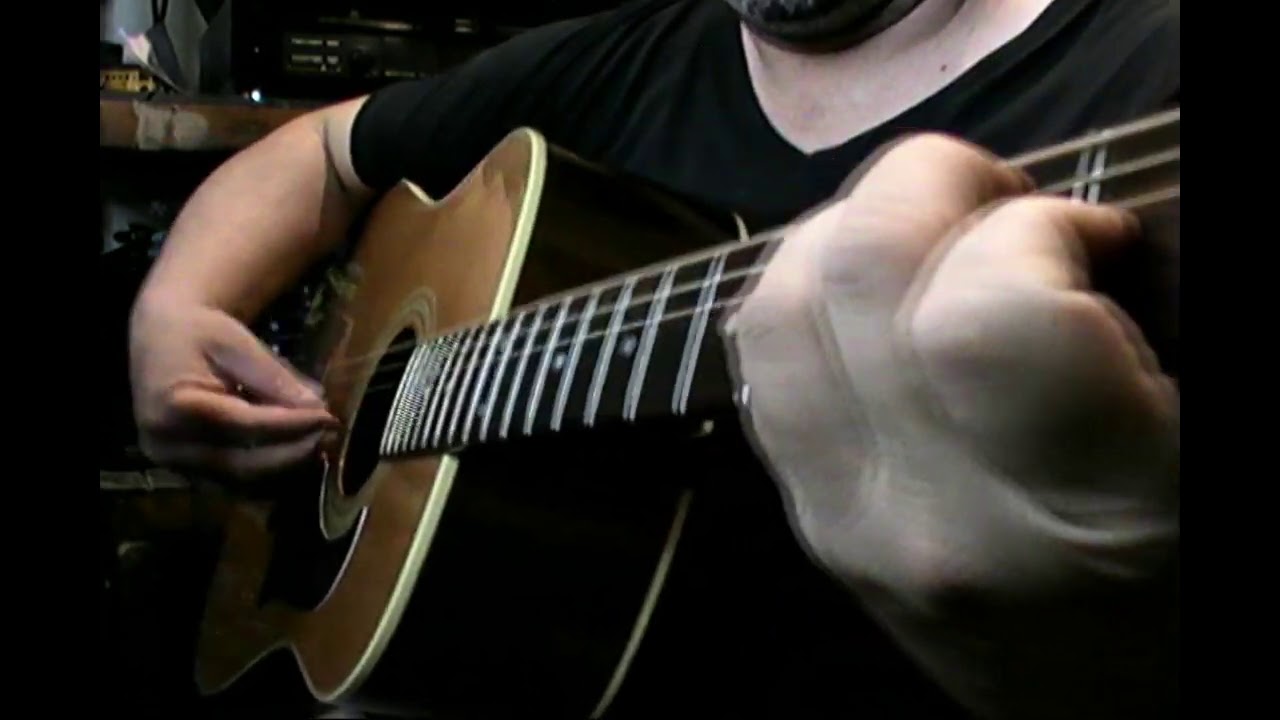 アコースティックギターの弦張替え～ Aria W200 購入してからおよそ半