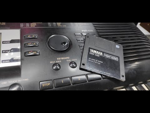 YAMAHA PSR 630 - Songs from original DATA DISK - YouTube