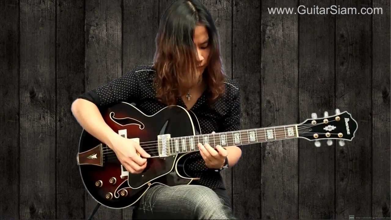 Ibanez AK95-DVS @ GuitarSiam.com - YouTube