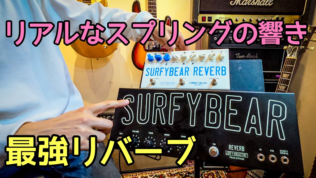 プロも唸るリバーブ🎸 大型タンク vs コンパクト 比較レビュー Surfy