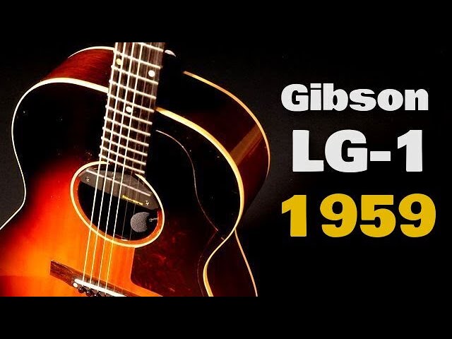 Listen to the dry, intensely vintage sound of the Gibson LG-1