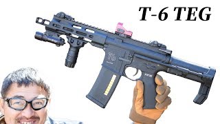 KSC T6 TEG コンパクト 電動ガン 飛距離 命中精度 屋外レビュー マック