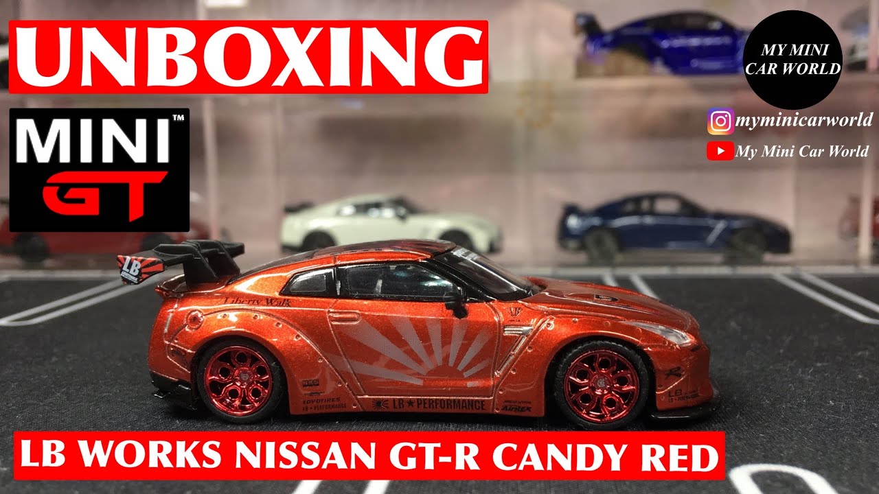 MY MINI CAR WORLD】UNBOXING MINI GT 1/64 LB WORKS NISSAN GT-R R35