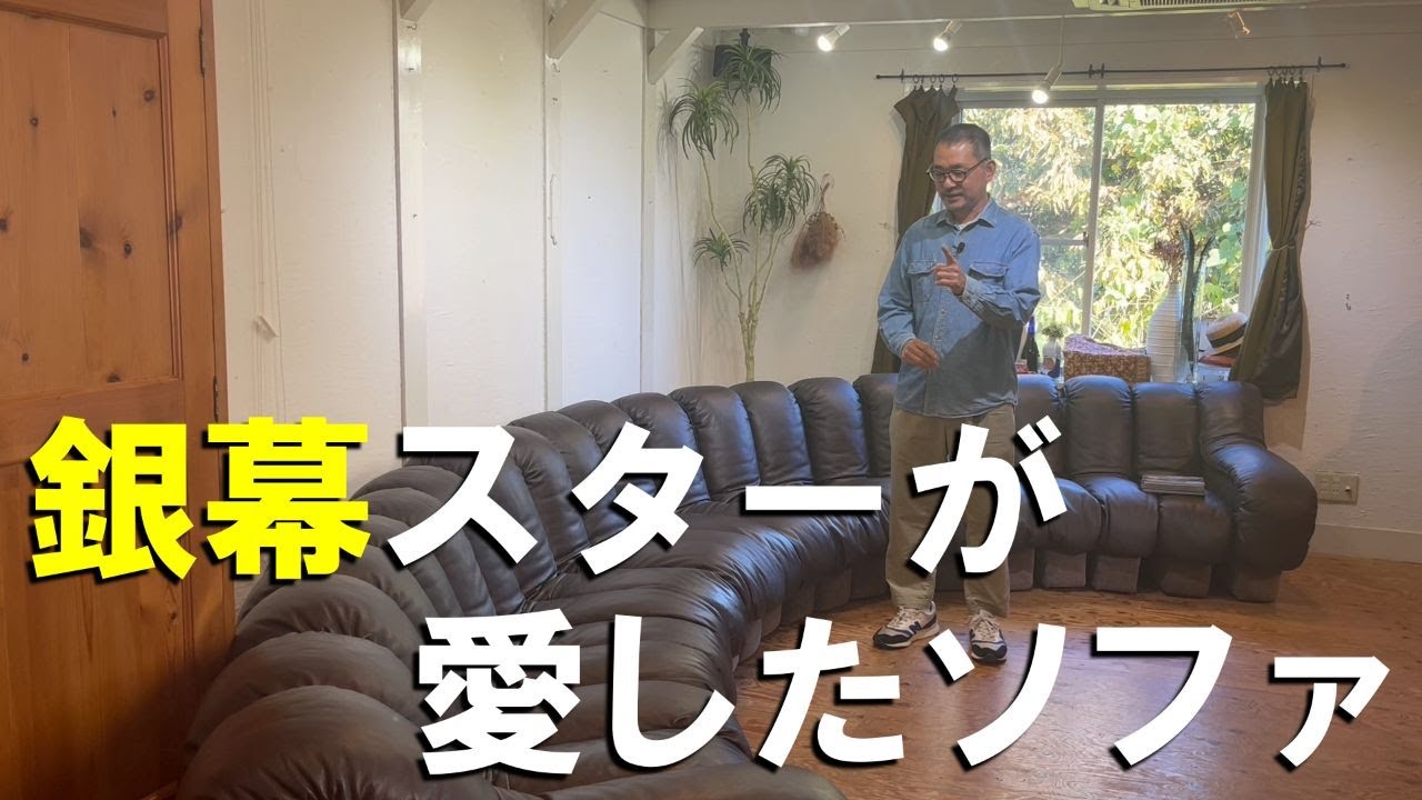 モビリア / mobilia デセデ スネークソファ 21連 本革 ヴィンテージ