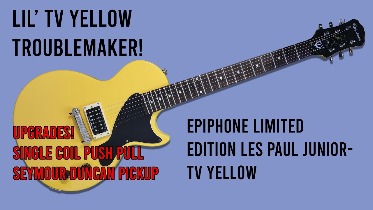 Epiphone Junior Model Limited Edition - LIL' TV YELLOW