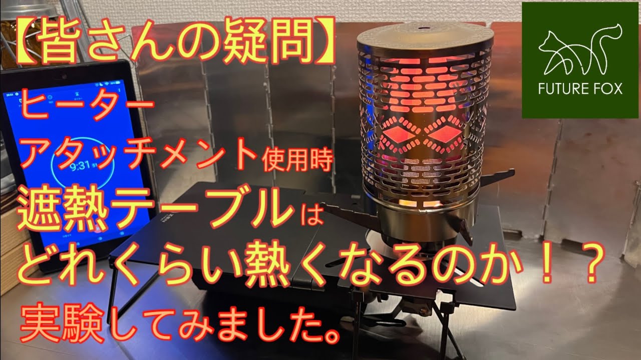 FUTUREFOX] We will experiment to see how hot the heat shield and