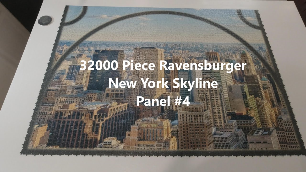 Ravensburger 32000 piece puzzle - New York Skyline Panel #4 - YouTube
