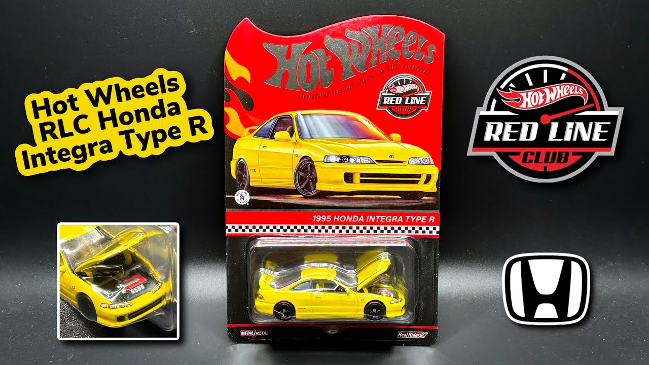 Reviewing NEW 1995 Honda Integra Type R Hot Wheels RLC - YouTube