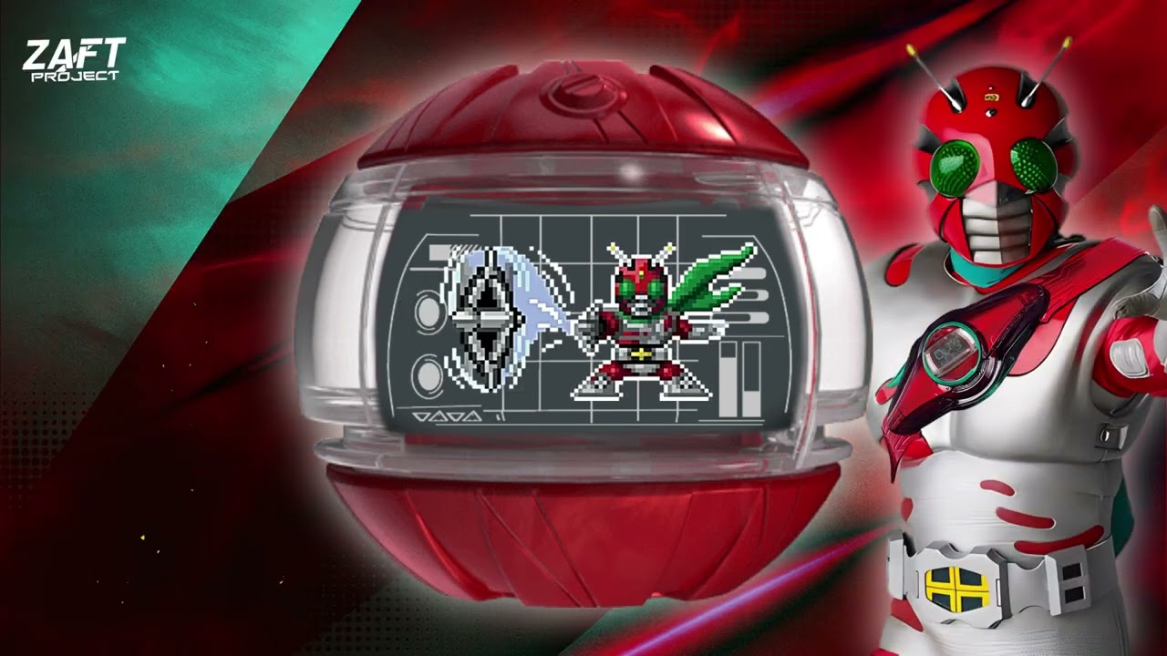Kamen Rider ZX Capsem Animated Kamen Rider Zeztz Driver Henshin