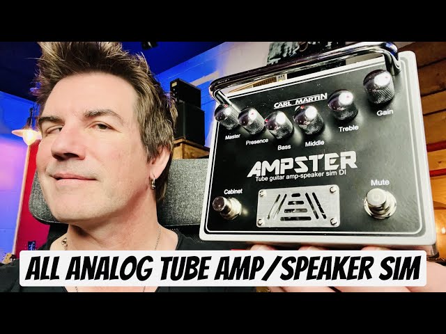 TUBE ANALOG AMP AND CAB SIMULATOR! Carl Martin AMPSTER - YouTube
