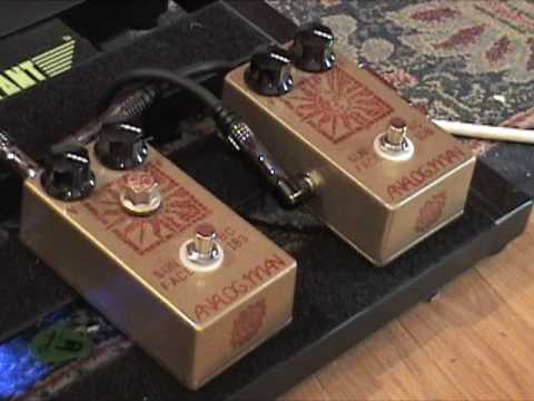Analogman Sunface Fuzz guitar effects pedal demo BC-108 BC-183