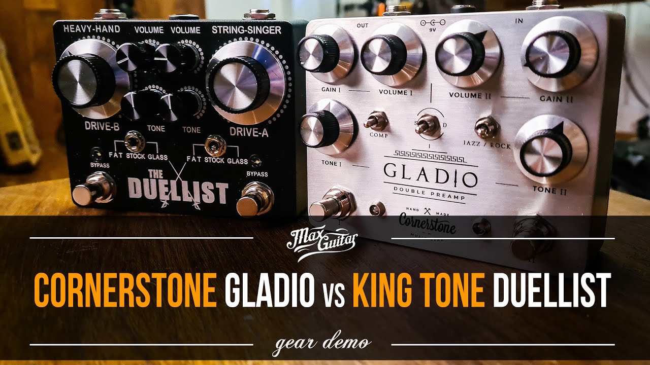 Cornerstone Gladio Double Preamp | Dumble Style Overdrive Pedal