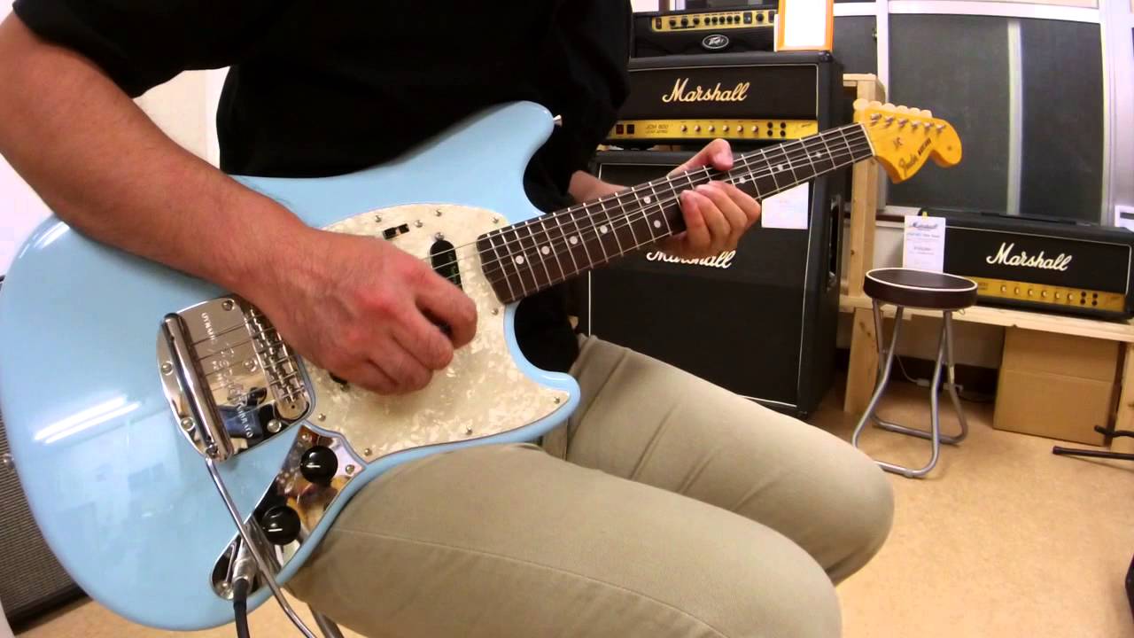 Fender Japan MG65 Mustang With Lace Sensor Sound Check ➁ - YouTube