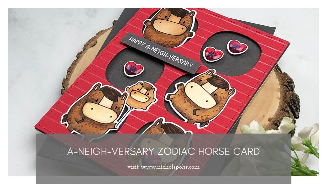 A-NEIGH-VERSARY ZODIAC HORSE CARD (MAMA ELEPHANT) - YouTube