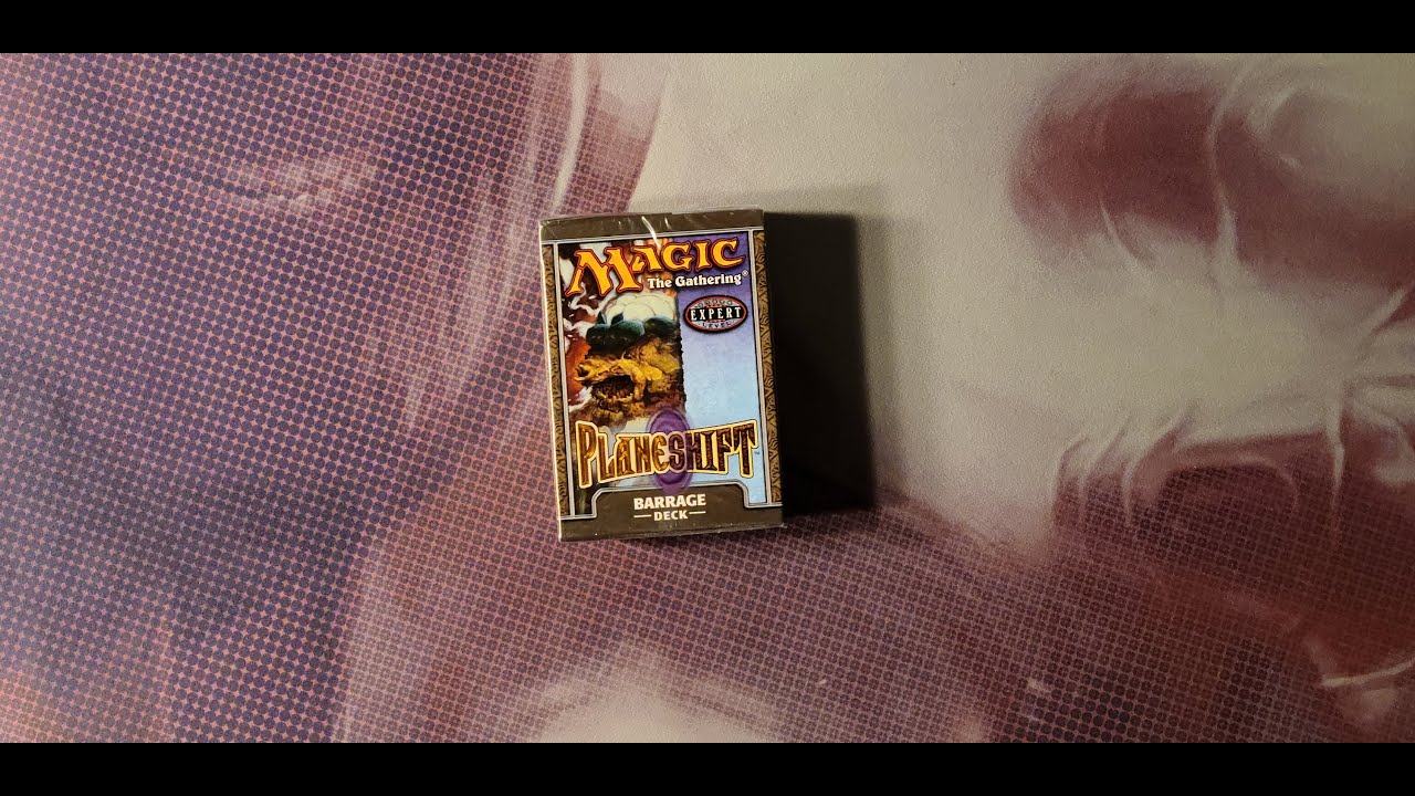 Magic the Gathering: Planeshift Barrage Precon Review - YouTube