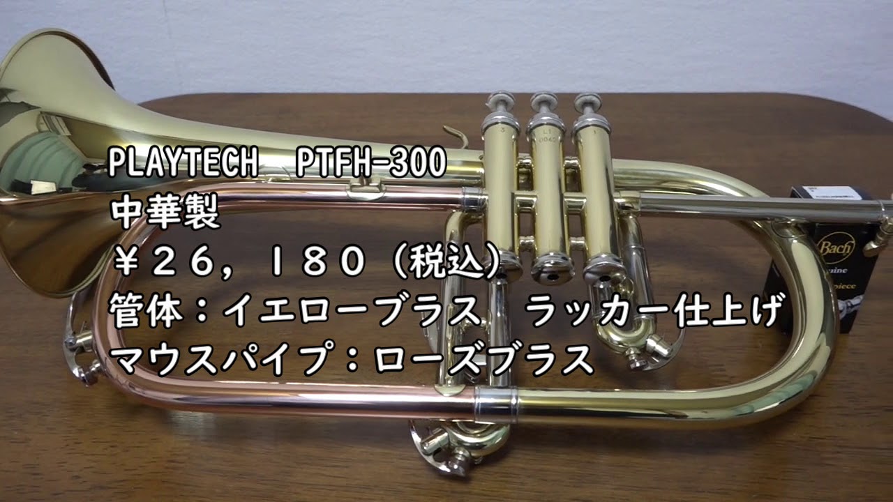 格安のフリューゲルホルンを買ってみた - YouTube