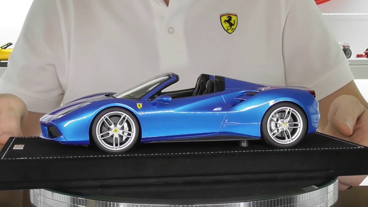 Ferrari 488 Spider from MR Collection 1/18 scale Full review - YouTube