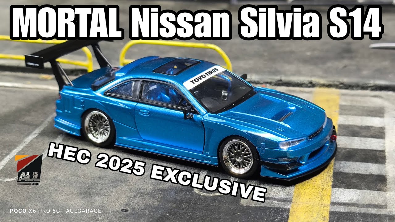 1/64 Nissan Silvia S14 Seiji Ookawara by Mortal Models. HEC 2025