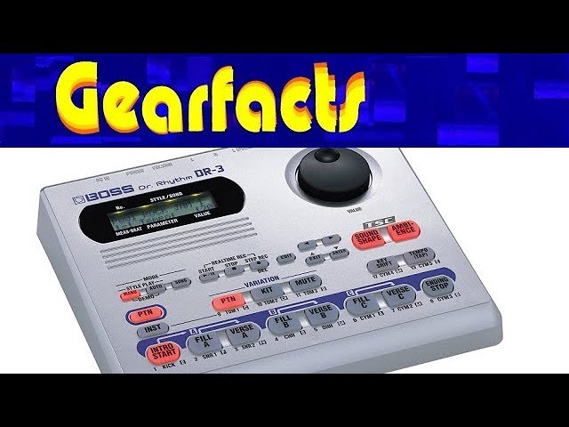 Boss DR-3 demonstration of preset rhythms - YouTube