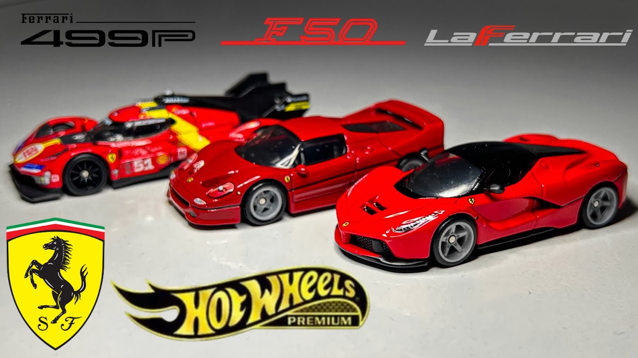 THEY'RE BACK! First Hot Wheels Premium Ferraris in YEARS! F50