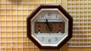 SEIKO Puppet RE543B からくり時計 - YouTube