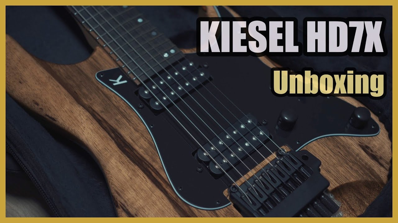 Kiesel Guitars / Delos Headless 7 Unboxing - YouTube