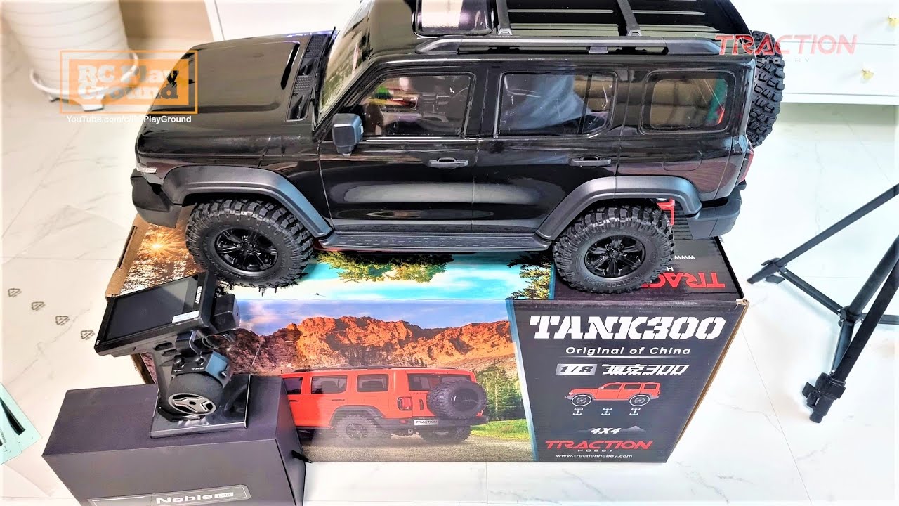 1/8 Scale Traction Hobby Tank300 Unboxing & Rock Crawling - YouTube