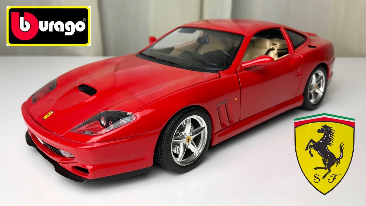 1:18 Ferrari 550 Maranello - Bburago Italy - YouTube