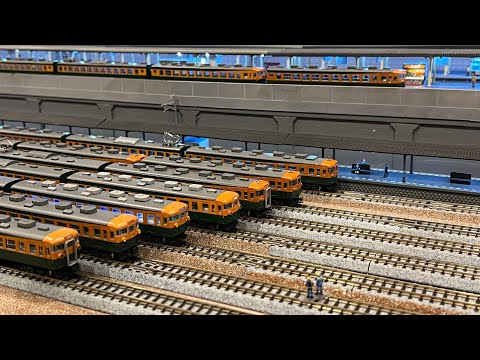 Nゲージ】165系 - YouTube