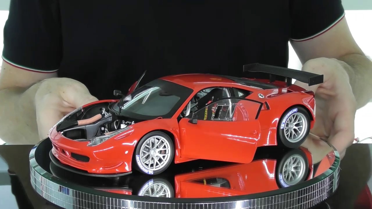 1/18 Ferrari 458 GT2 Hotwheels Elite model full review - YouTube