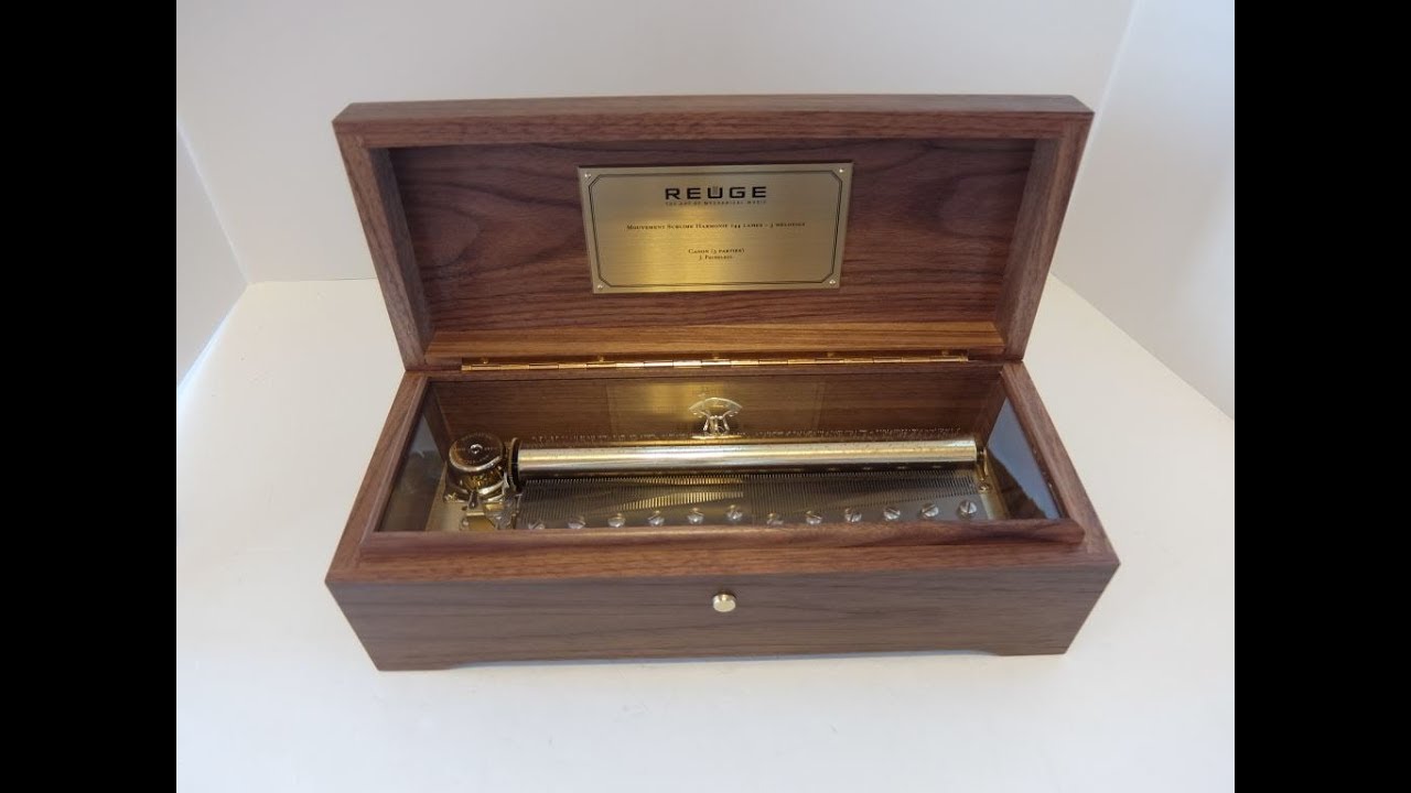 Official Reuge Music Box video, Auberson 144 note music box - YouTube
