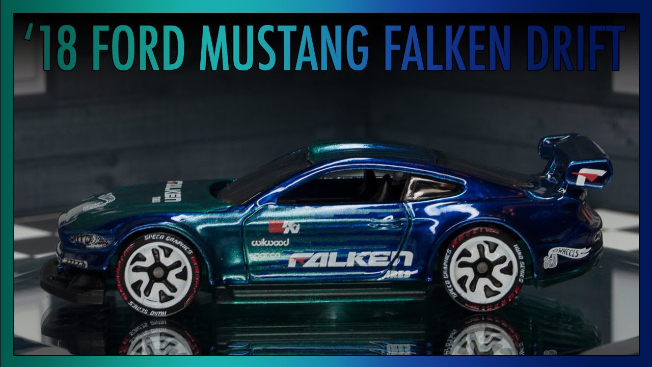 2020 Hot Wheels id Custom '18 Ford Mustang GT Falken Tire Drift