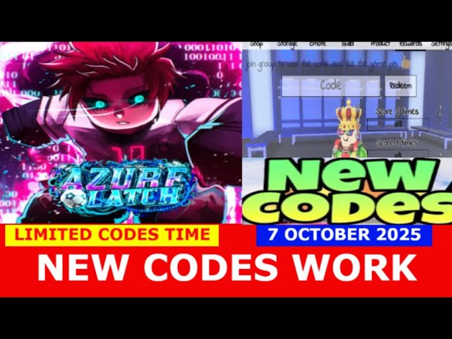 NEW CODES October 7, 2025* [ 🧠 PRODIGY REFRESH 🧠 ] Azure Latch